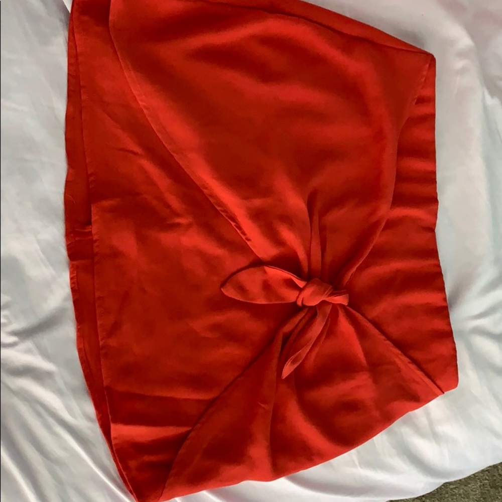 Orange skirt